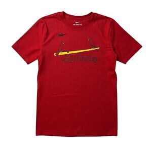 Nike Cooperstown Ozzie Smith St. Louis Cardinals T-Shirt Red Youth XL 18/20 NWT